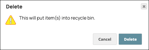 Delete Asset List