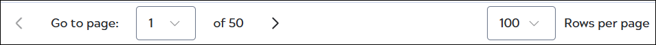 Activity log footer