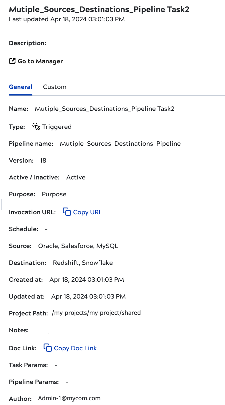 Integration details