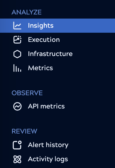 Monitor navigation