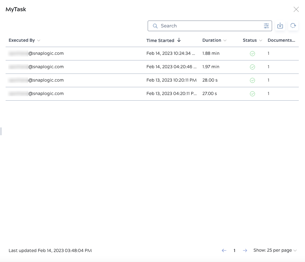 Task details