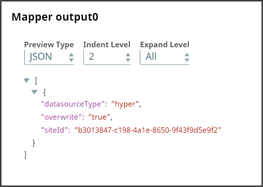 Mapper Snap Output