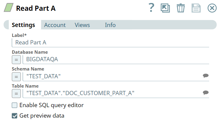 ELT Select in example Pipeline