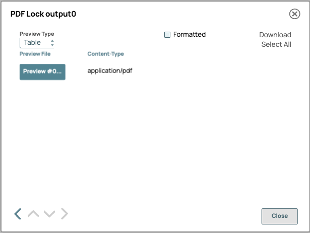 PDF Lock Snap Output