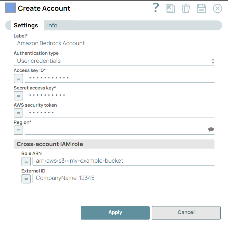 Amazon Bedrock Account