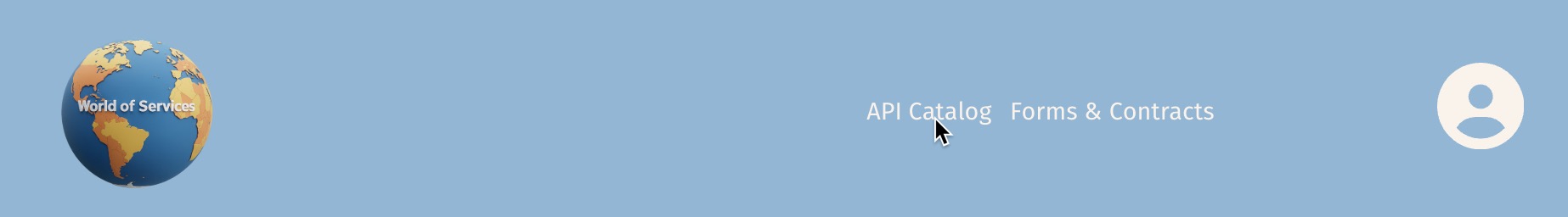 DeveloperHub header example