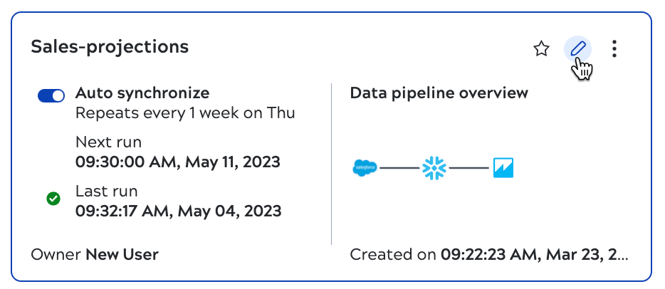 Edit a data pipeline