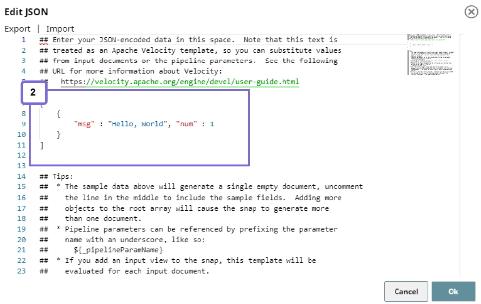 Mapper Snap Settings