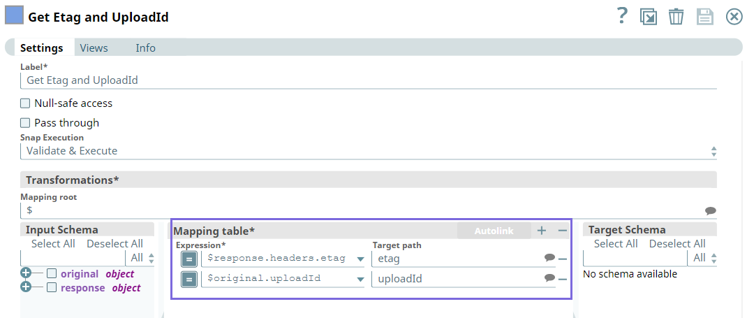 Get Etag and Upload ID