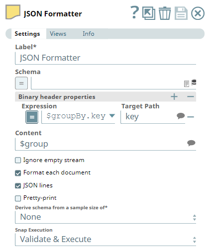 JSON Formatter Settings