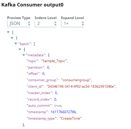 Mapper Snap configuration showing mapping root set to batch