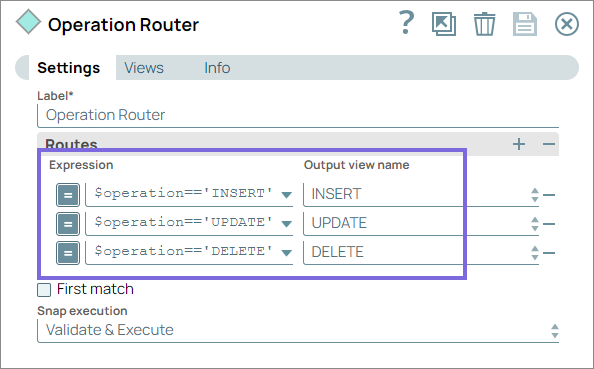 Router configuration