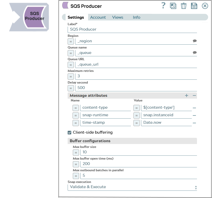 Amazon SQS Producer Overview