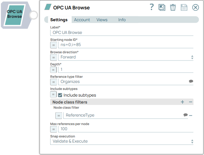 OPC UA Browse Overview