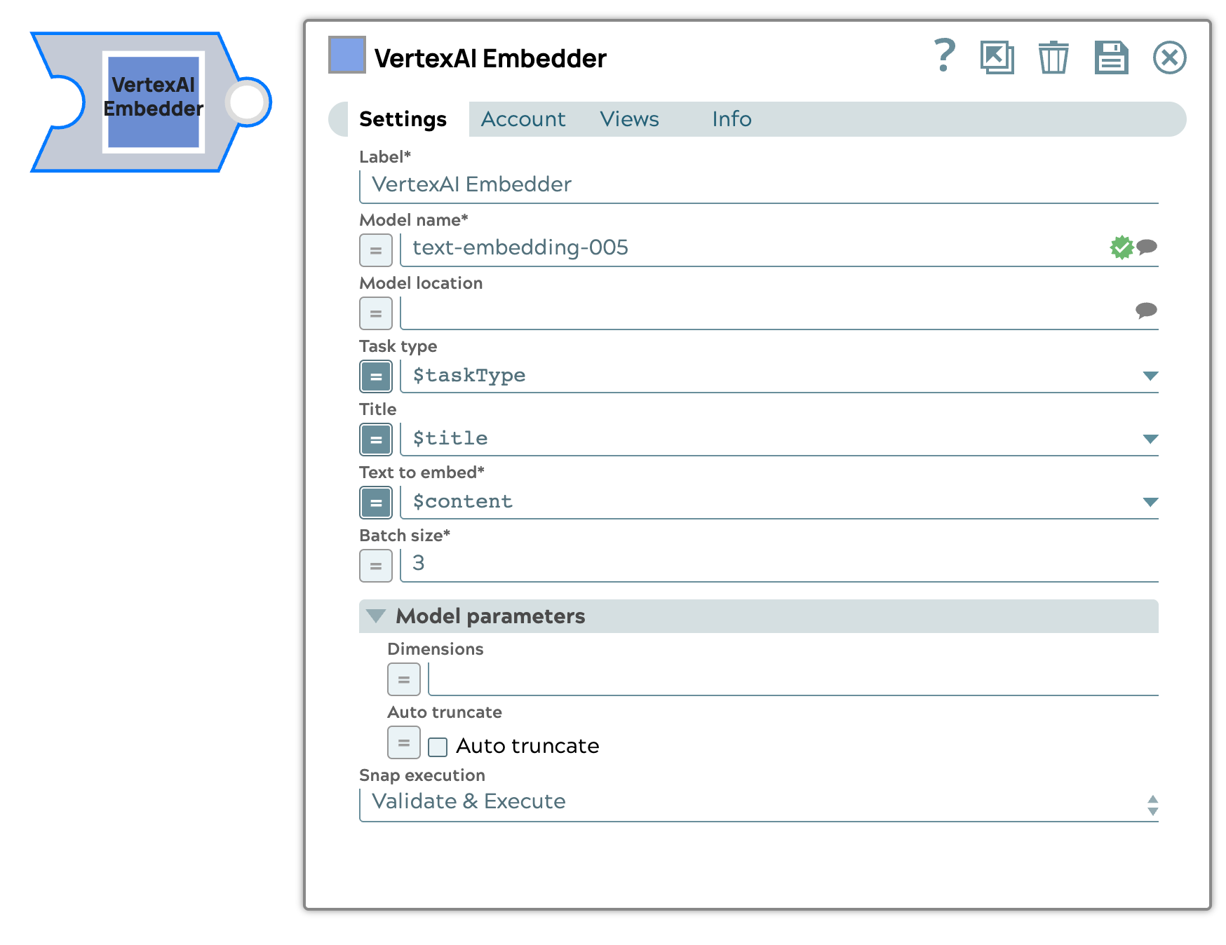 Google VertexAI Embedder Overview