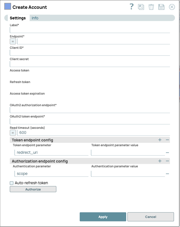 OpenAI Custom Endpoint OAuth2 Account