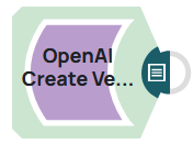 OpenAI Create Vector Store Snap Example Pipeline